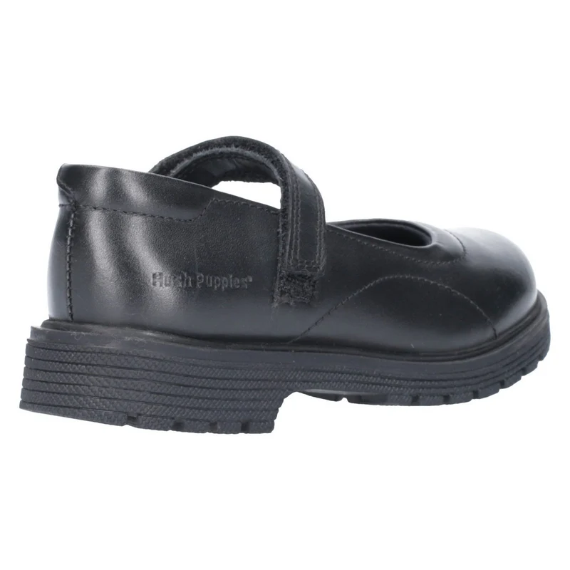 Hush Puppies Schulschuhe Tally aus Leder für Mädchen – Schwarz