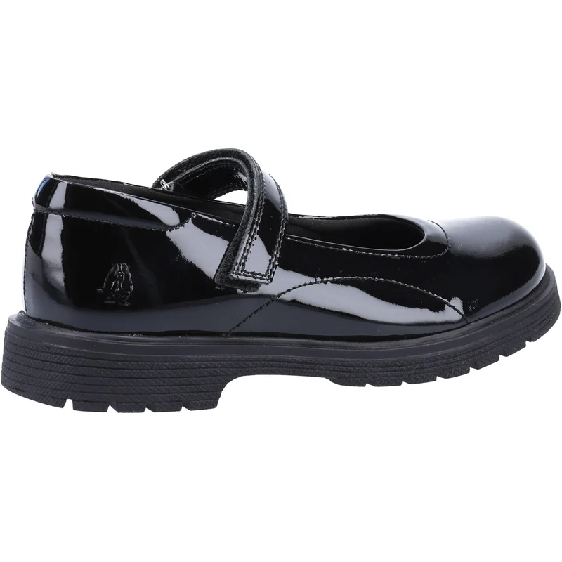 Hush Puppies Tally Schulschuhe aus Lackleder für Mädchen – Schwarz