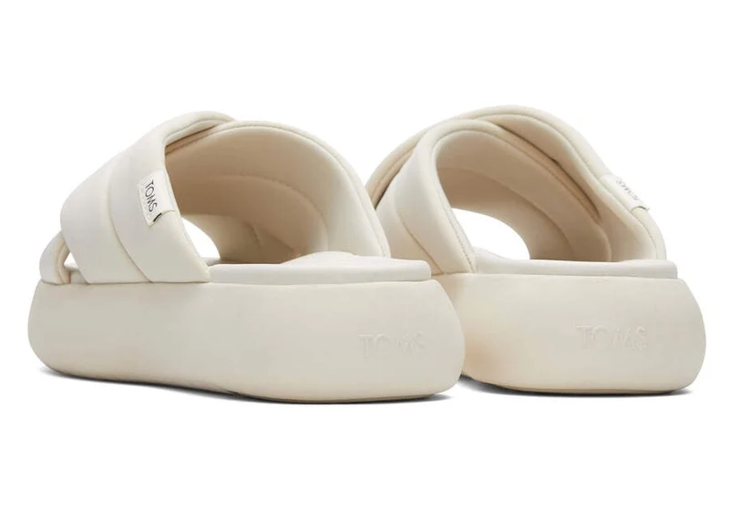 TOMS Damen Mallow Crossover Repreve Sandale – Beige