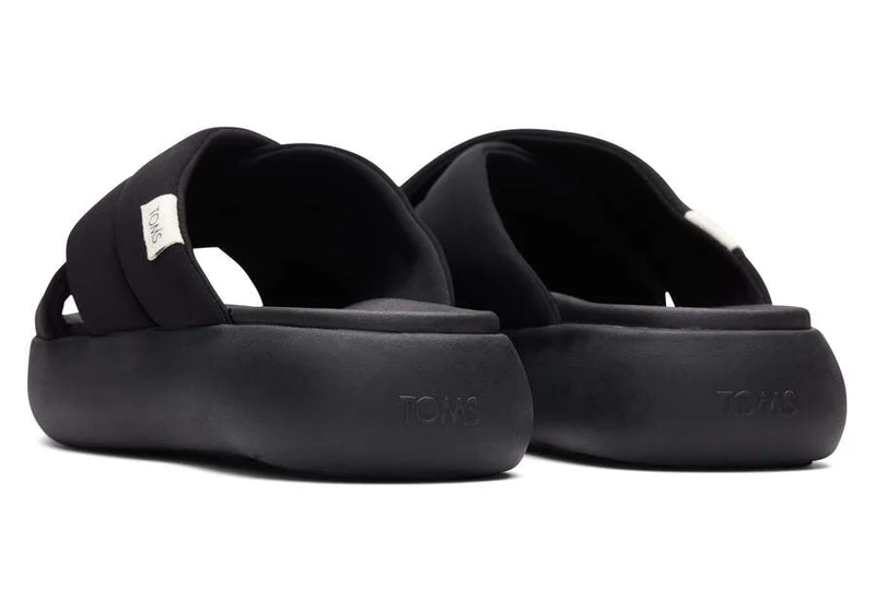 TOMS Damen Mallow Crossover Repreve Sandale - Schwarz