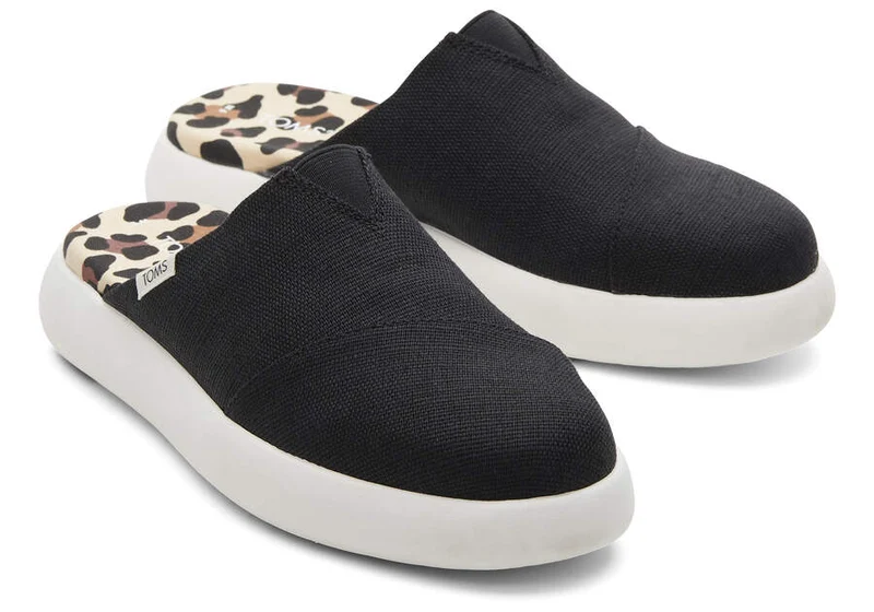TOMS Damen Alpargata Mallow Mule – Schwarz