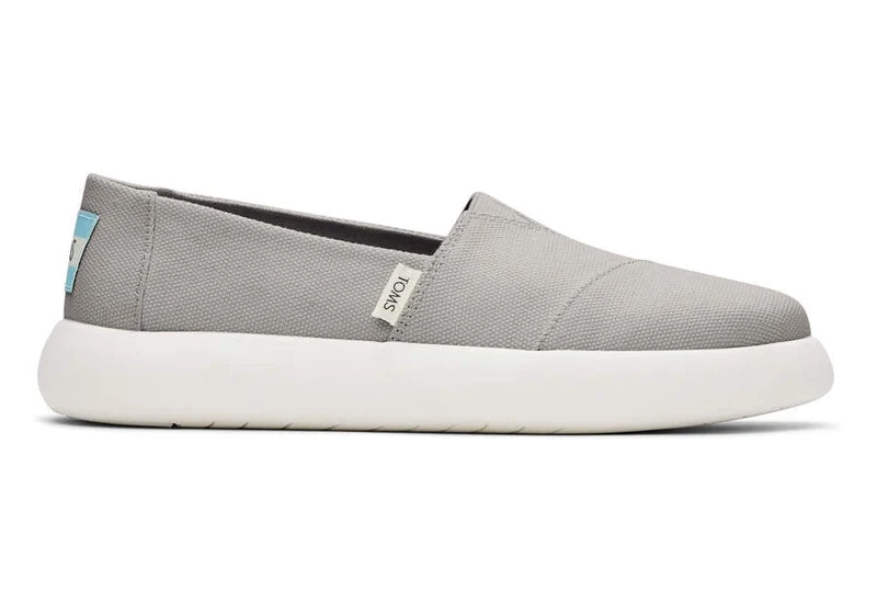 TOMS Damen Mallow Alpargata Espadrille – Drizzle Grey