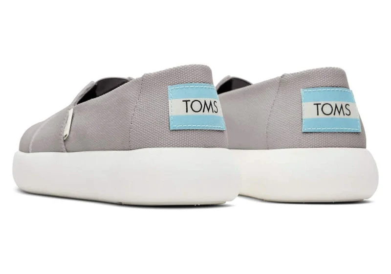 TOMS Damen Mallow Alpargata Espadrille – Drizzle Grey