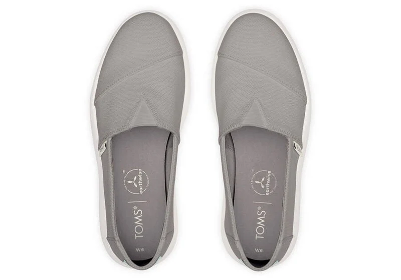TOMS Damen Mallow Alpargata Espadrille – Drizzle Grey