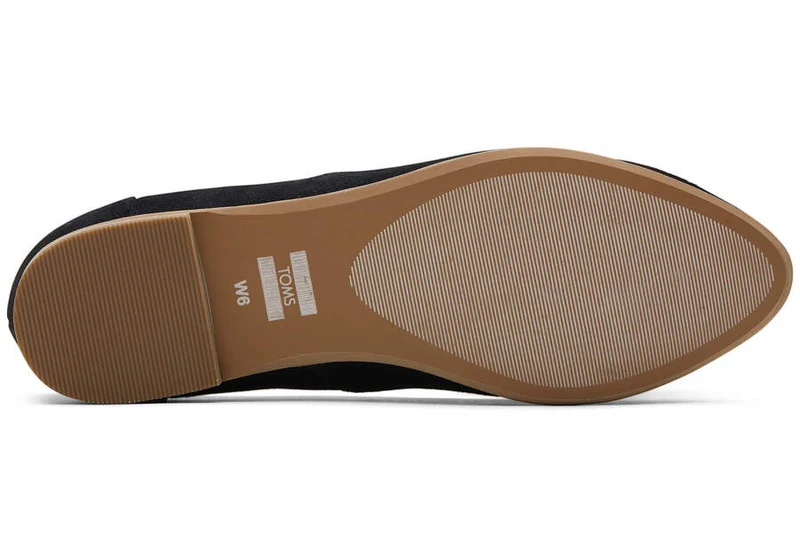 TOMS Damen Jutti Neat Flats - Schwarz