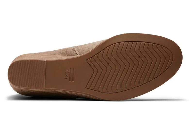 TOMS Kallie-Stiefel aus Wildleder für Damen – Taupe