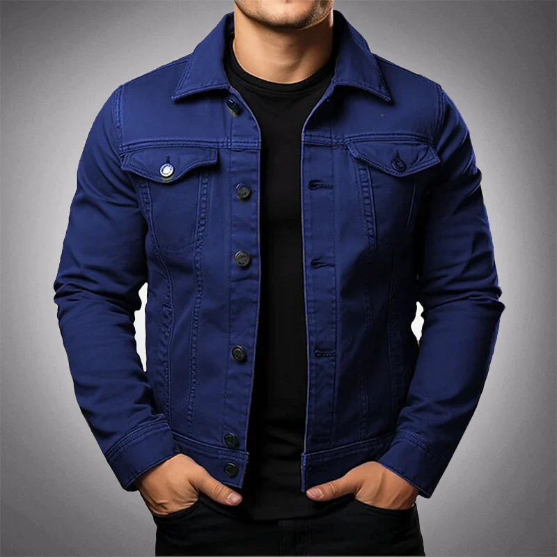 Freizeitjacke Mit Knopfleiste - Giuseppe