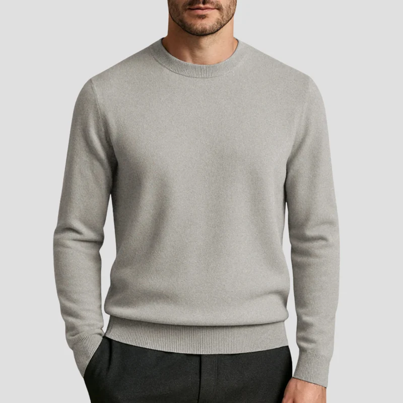 Klassischer Rundkragen-Pullover - Ludwig