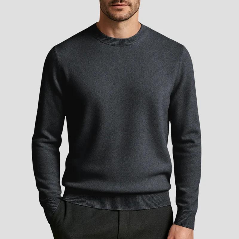 Klassischer Rundkragen-Pullover - Ludwig