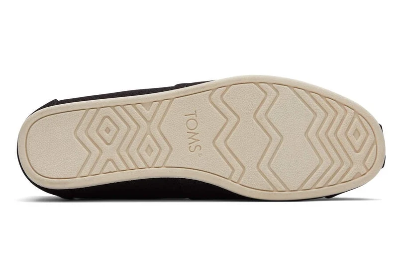 TOMS Alpargata-Espadrille aus recyceltem Baumwollcanvas für Herren – Schwarz