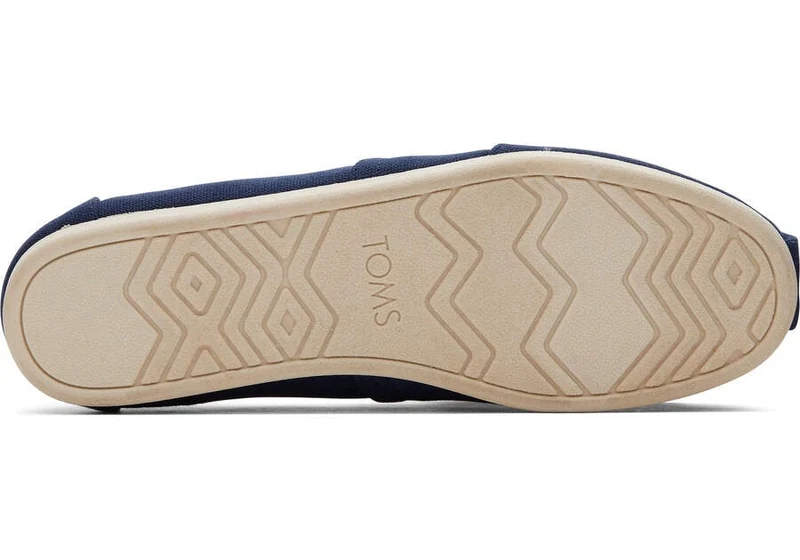 TOMS Alpargata-Espadrille aus recyceltem Baumwollcanvas für Herren – Marineblau