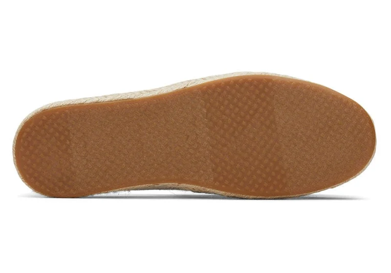 TOMS Damen-Espadrille aus recyceltem Baumwollseil von Alpargata – Marineblau gestreift