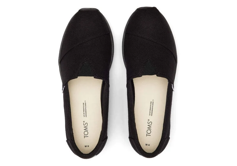 TOMS Damen Alpargata Midform Espadrille – Schwarz