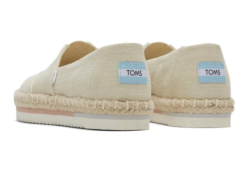 TOMS Alpargata Plateau-Espadrille für Damen – Natur