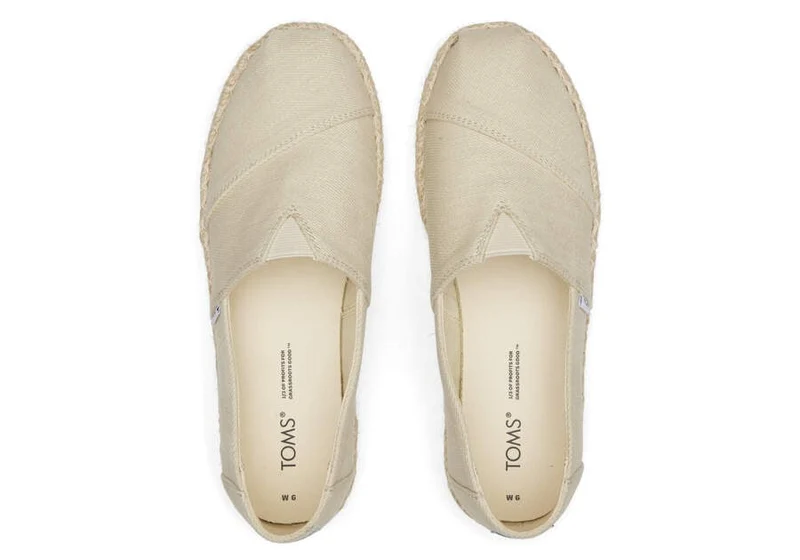TOMS Alpargata Plateau-Espadrille für Damen – Natur