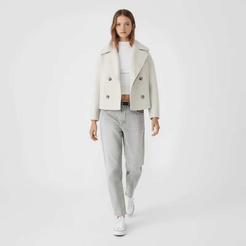 Kurze Zweireihige Jacke - Dorothea