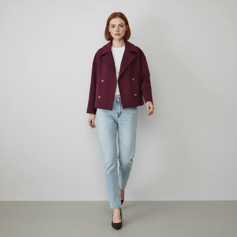 Kurze Zweireihige Jacke - Dorothea