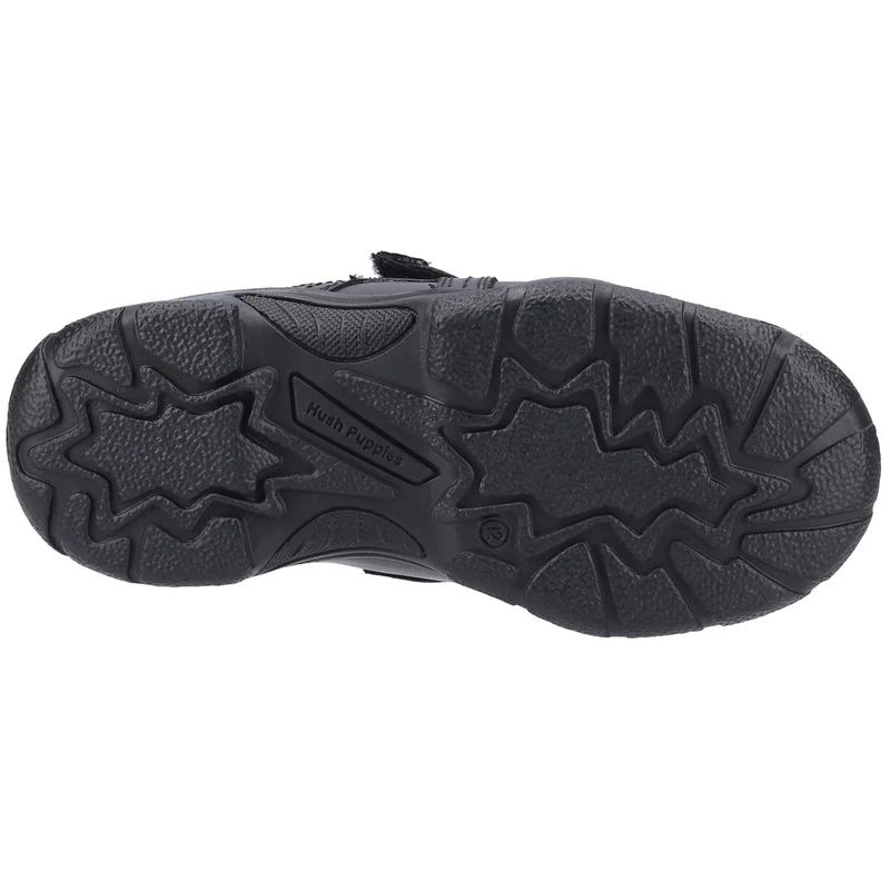 Hush Puppies Schulschuhe „Arlo“ aus Leder für Jungen – Schwarz