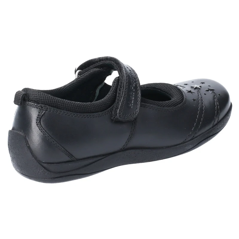 Hush Puppies Schulschuhe „Amber“ aus Leder für Mädchen – Schwarz