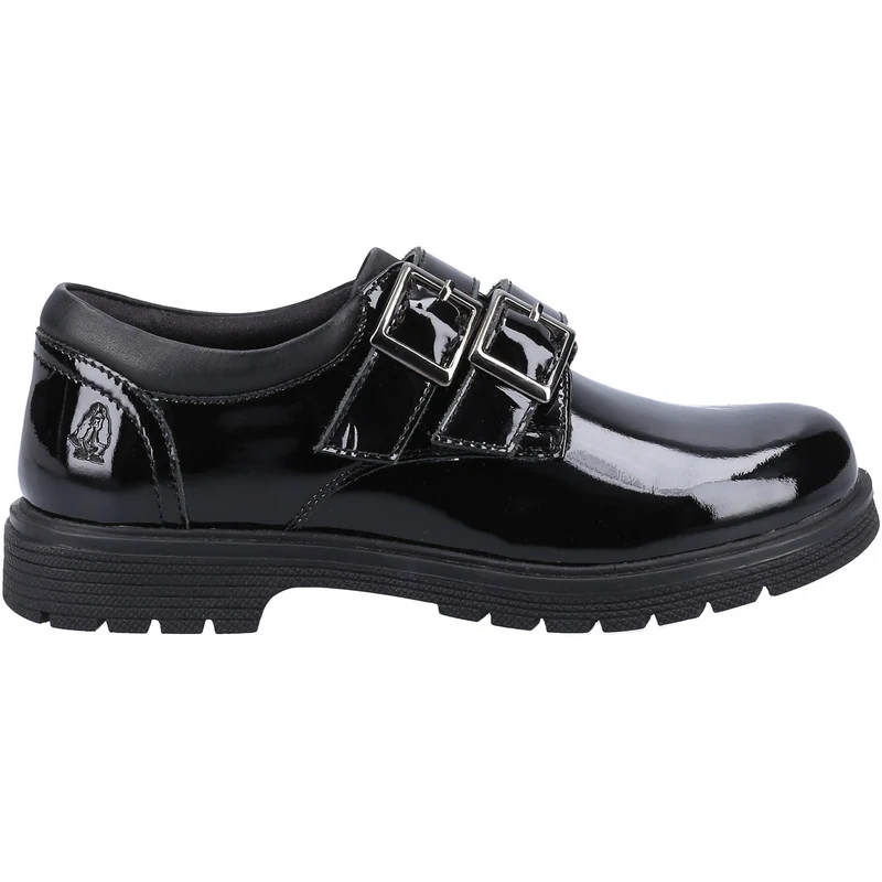 Hush Puppies Sunny Schulschuhe aus Lackleder für Mädchen – Schwarz