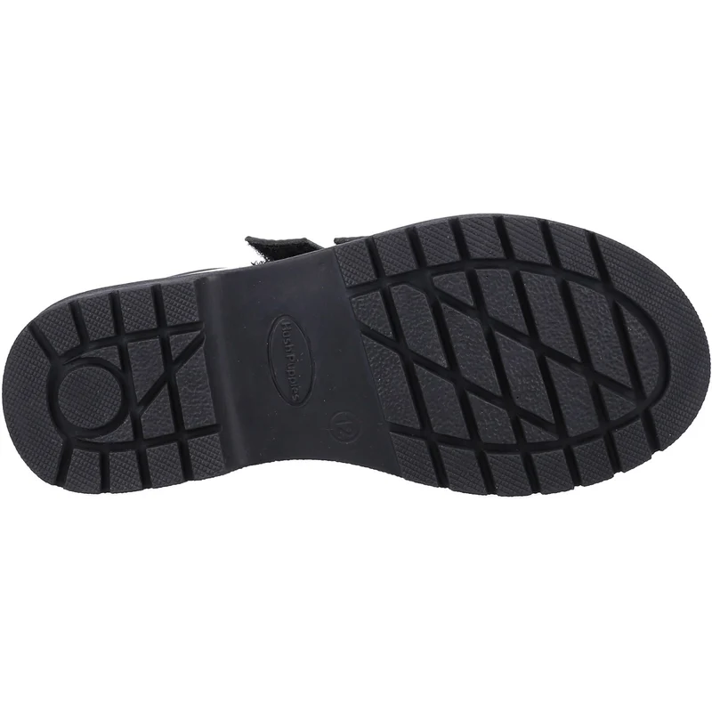 Hush Puppies Sunny Schulschuhe aus Lackleder für Mädchen – Schwarz