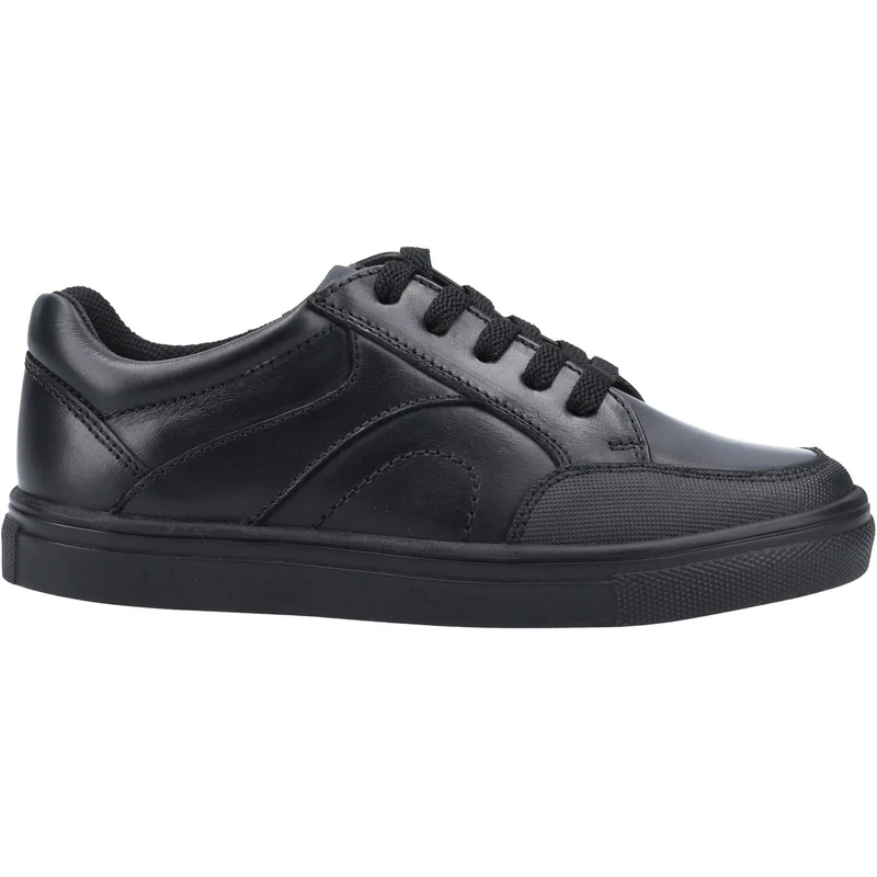 Hush Puppies Schulschuhe Shawn aus Leder für Jungen – Schwarz
