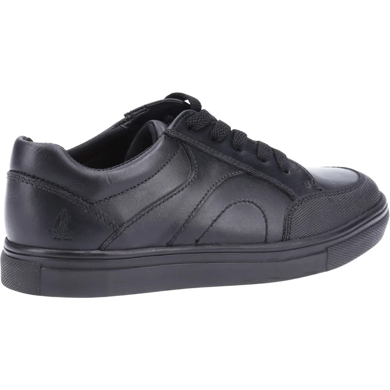 Hush Puppies Schulschuhe Shawn aus Leder für Jungen – Schwarz