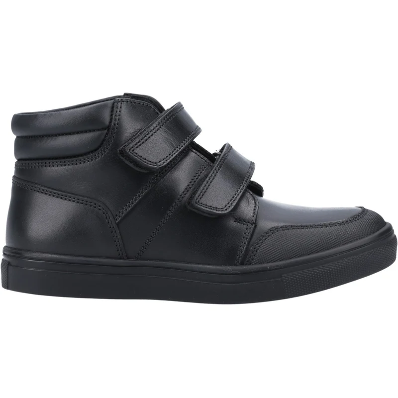 Hush Puppies Seth Leder-Schulschuhe für Jungen – Schwarz