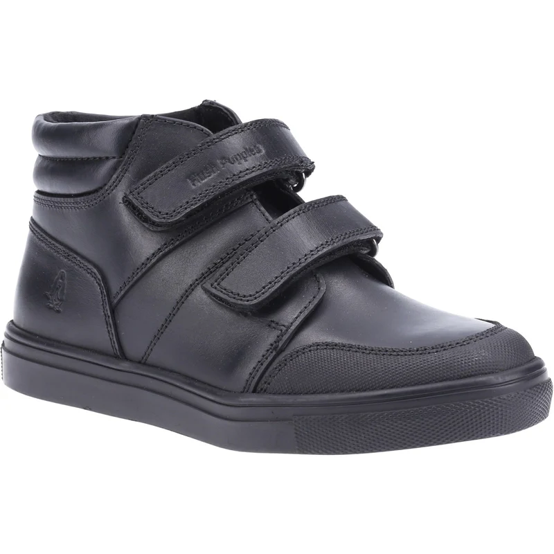 Hush Puppies Seth Leder-Schulschuhe für Jungen – Schwarz
