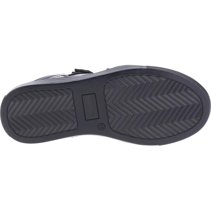 Hush Puppies Seth Leder-Schulschuhe für Jungen – Schwarz