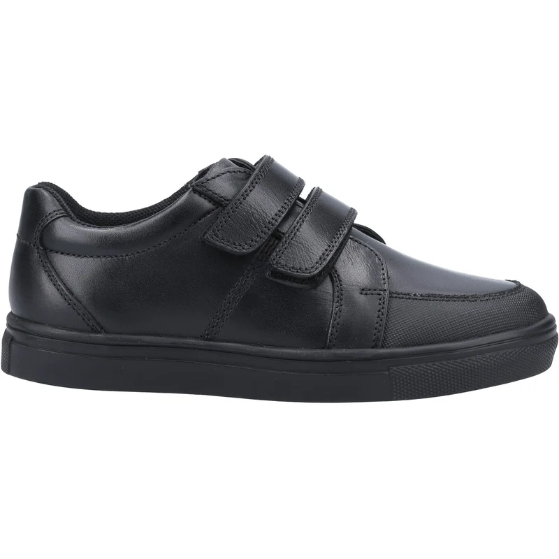 Hush Puppies Schulschuhe Santos aus Leder für Jungen – Schwarz