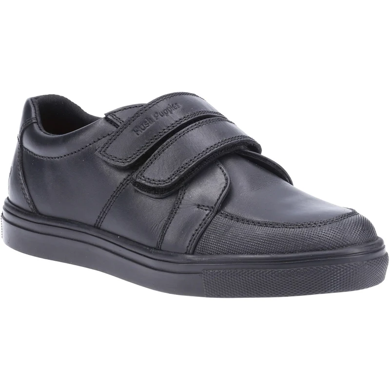 Hush Puppies Schulschuhe Santos aus Leder für Jungen – Schwarz