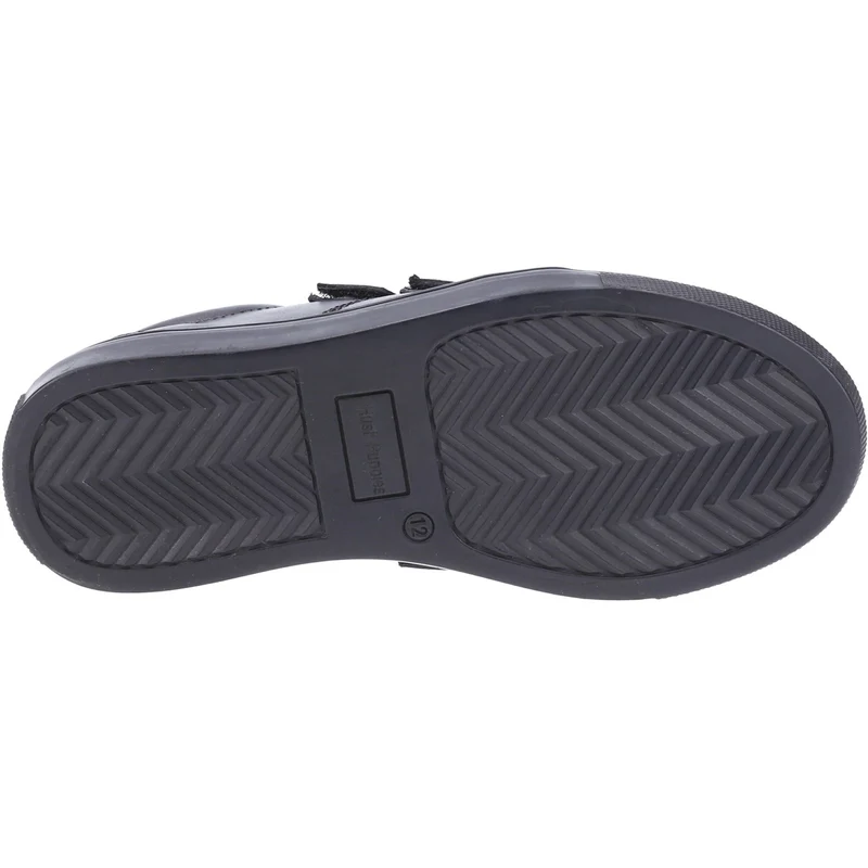 Hush Puppies Schulschuhe Santos aus Leder für Jungen – Schwarz