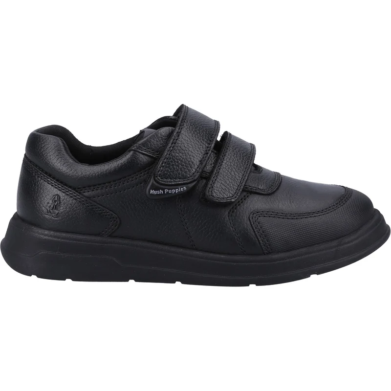 Hush Puppies Schulschuhe „Ryan“ aus Leder für Jungen – Schwarz