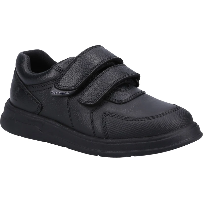 Hush Puppies Schulschuhe „Ryan“ aus Leder für Jungen – Schwarz