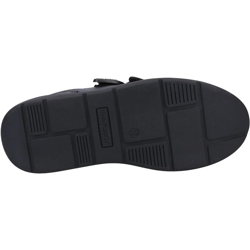 Hush Puppies Schulschuhe „Ryan“ aus Leder für Jungen – Schwarz
