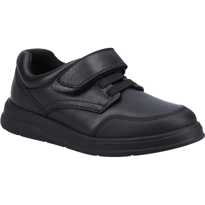 Hush Puppies Schulschuhe Rowan aus Leder für Jungen – Schwarz