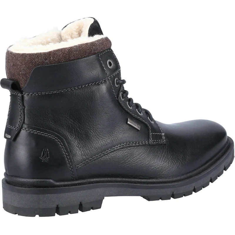 Hush Puppies Herren-Patrick-Lederstiefeletten – Schwarz
