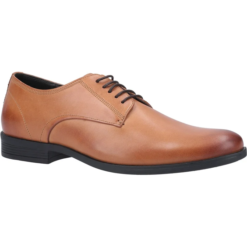 Hush Puppies Herren-Oscar-Lederschuhe – Hellbraun