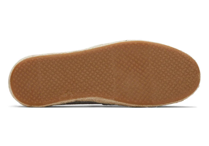 TOMS Alpargata Eco Espadrille aus recycelter Baumwolle für Damen – Drizzle Grey