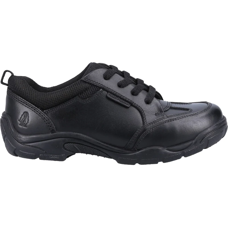 Hush Puppies Jungen Alvin Schulschuhe – Schwarz
