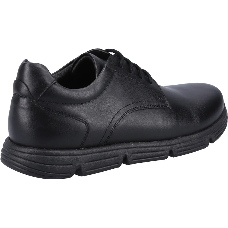 Hush Puppies Schulschuhe „Adrian“ aus Leder für Kinder – Schwarz