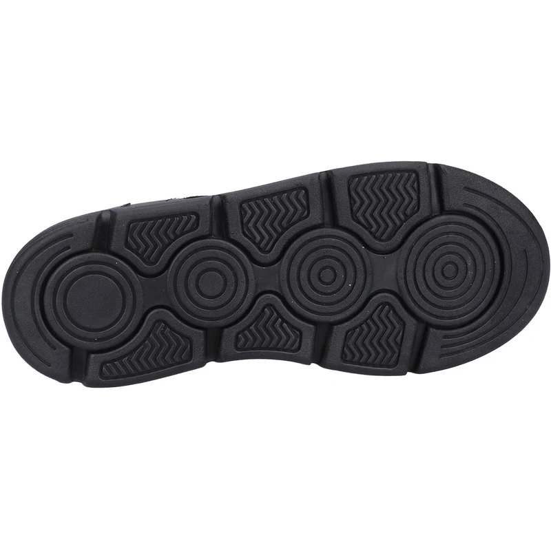 Hush Puppies Schulschuhe „Adrian“ aus Leder für Kinder – Schwarz
