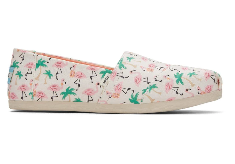 TOMS Damen Flamingo Alpargata Espadrille – Hellsand