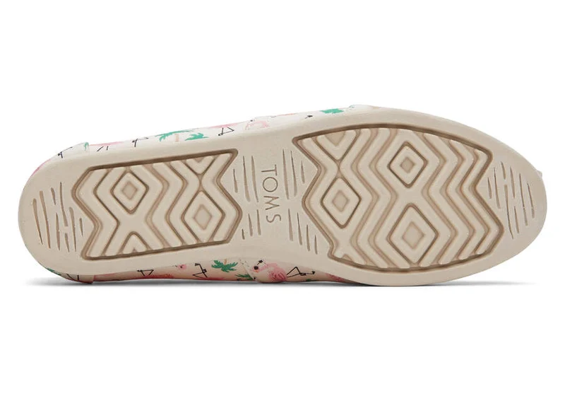 TOMS Damen Flamingo Alpargata Espadrille – Hellsand