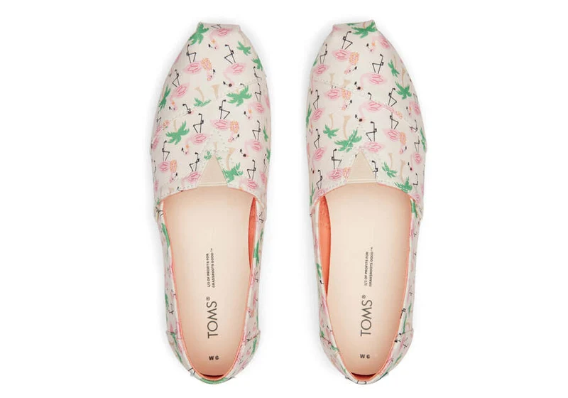 TOMS Damen Flamingo Alpargata Espadrille – Hellsand