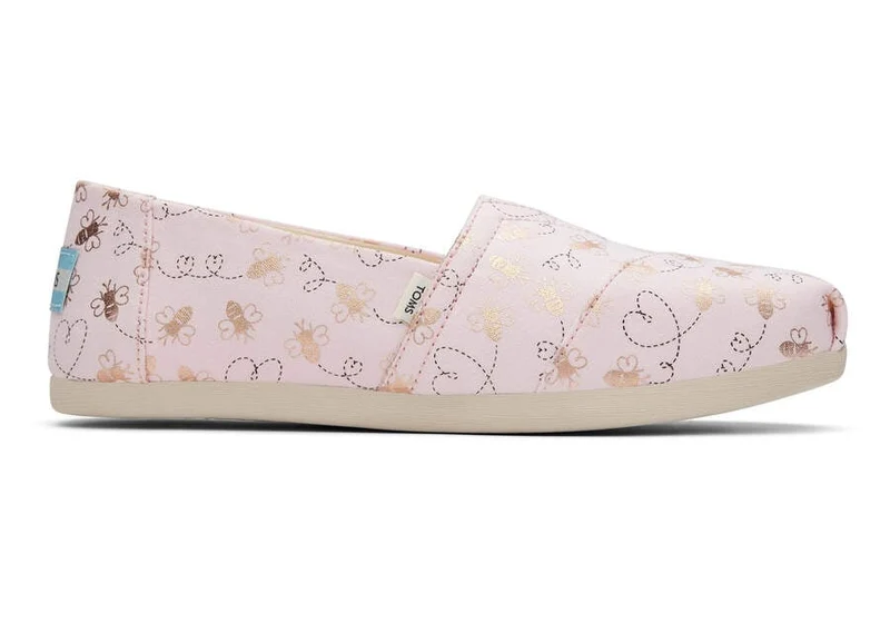 TOMS Damen Bee Mine Alpargata Espadrille – Rosa