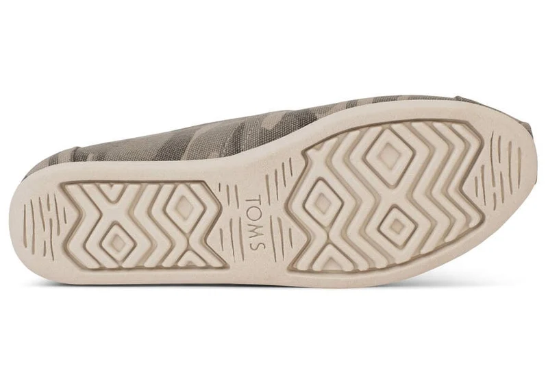 TOMS Camo Alpargata Espadrille für Damen – Taupegrau