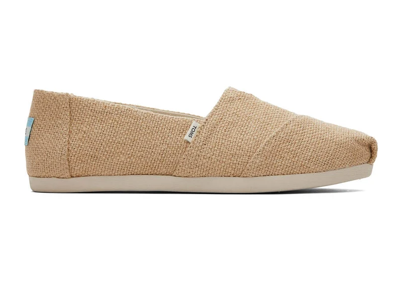 TOMS Damen-Alpargata-Espadrille aus Sackleinen – natürliches Sackleinen