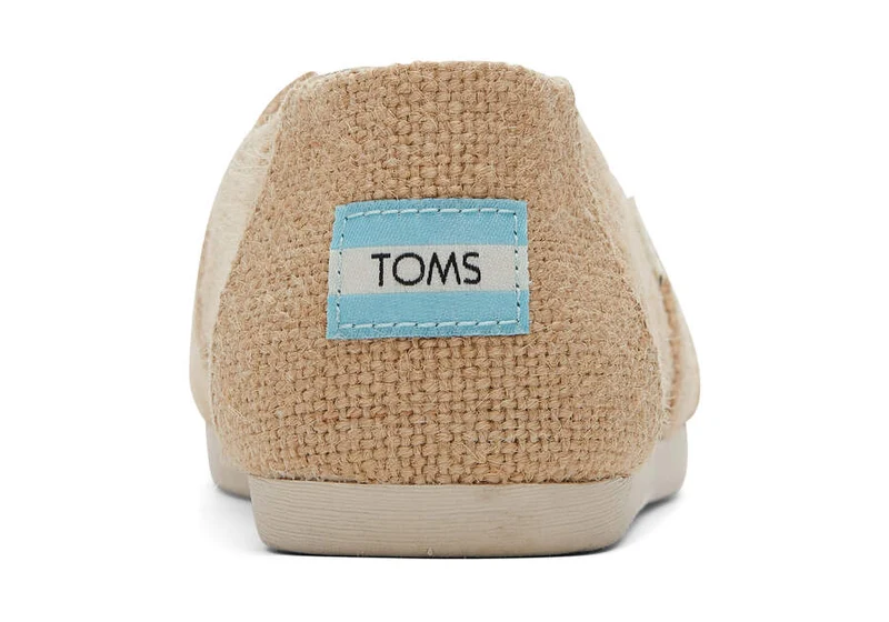 TOMS Damen-Alpargata-Espadrille aus Sackleinen – natürliches Sackleinen